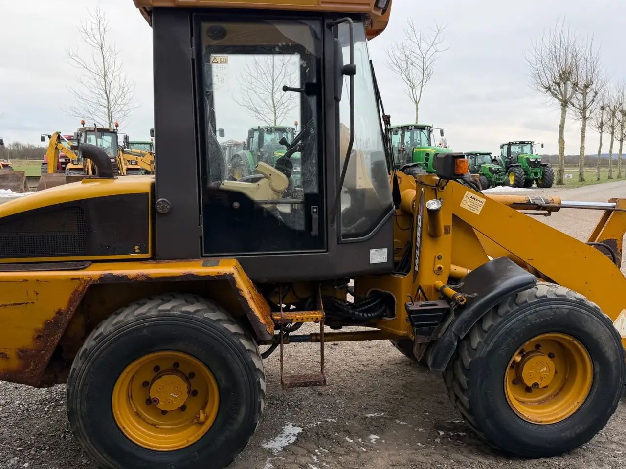 Billede 4 - Hydrema Wl 550C M. SKOVL OG GAFLER