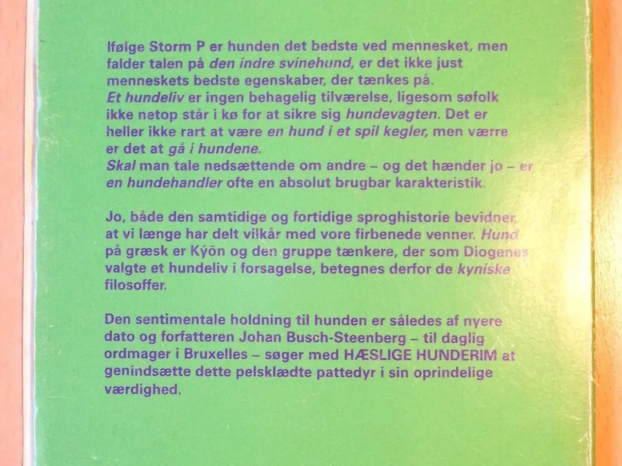 Billede 2 - Bog. Hæslige Hunderim.