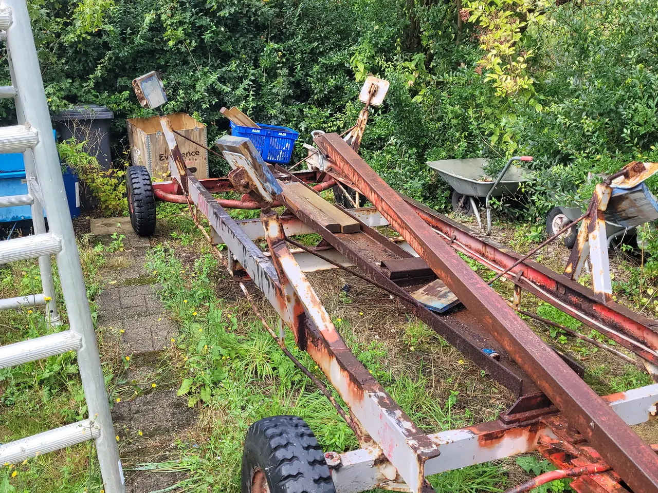 Billede 1 - Bådtrailer sælges brugt før til 21 fods motorbåd