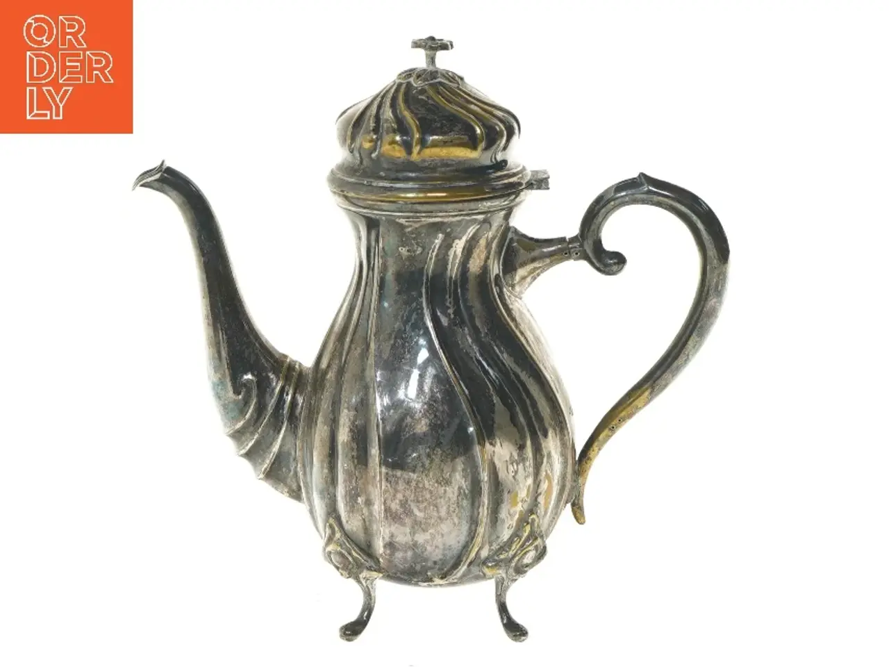 Billede 1 - Vintage metal tekande (str. 25x25x12 cm)