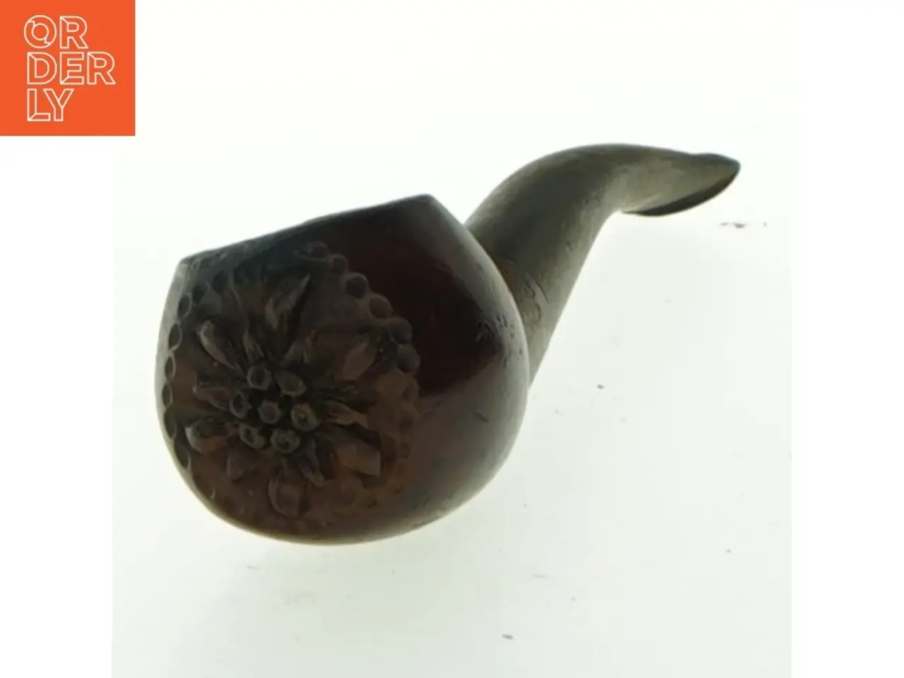 Billede 1 - Gravet træpibe (str. 14 cm)