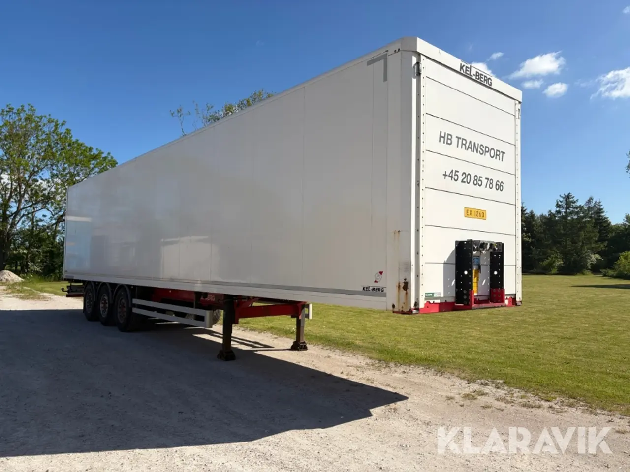 Billede 4 - Boxtrailer Kel Berg D100V M S40J3 3 akslet