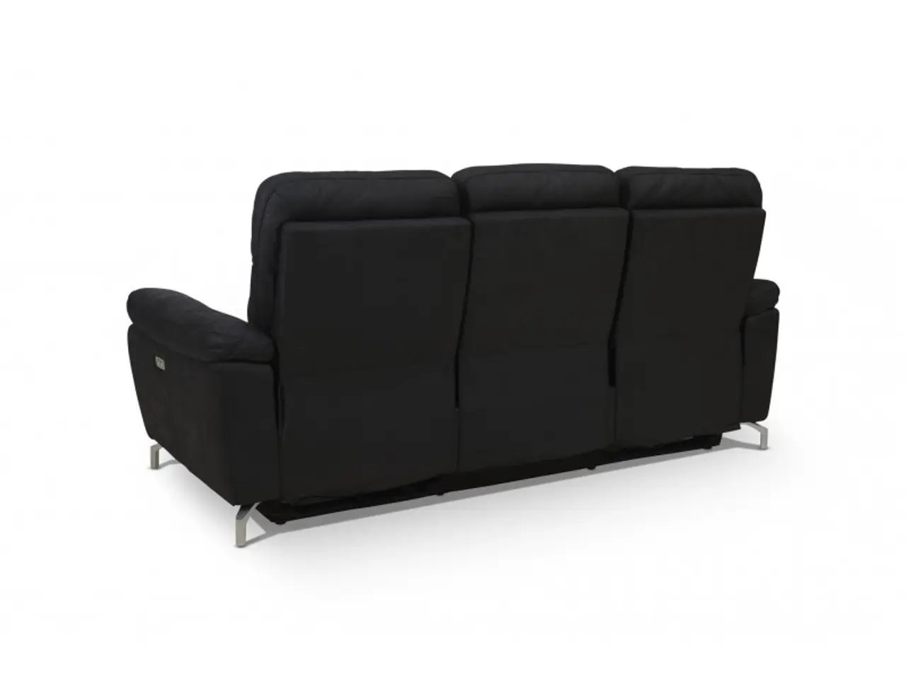 Billede 9 - Selesta Recliner 3 pers. lædersofa sort