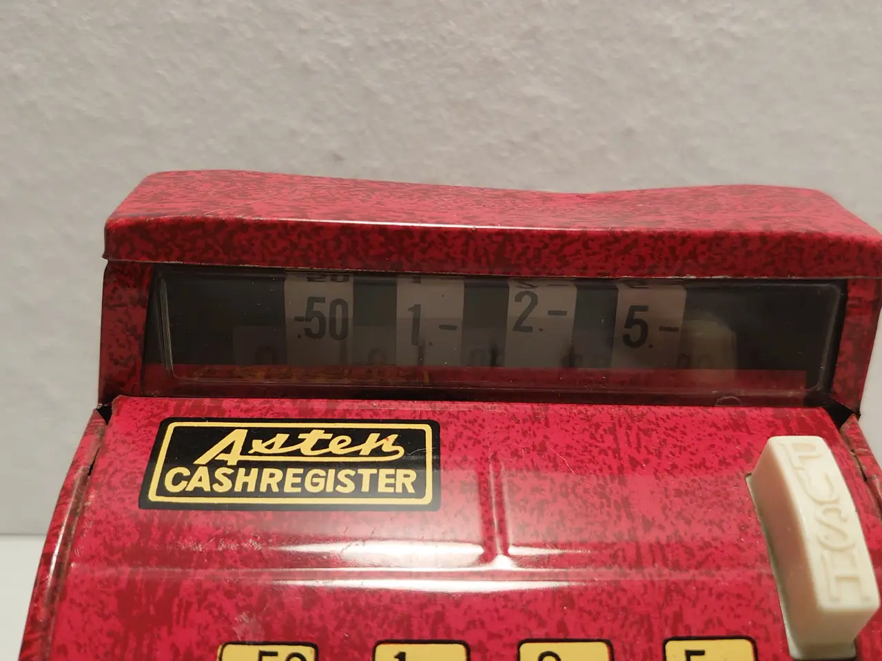 Billede 7 - Købmandslegetøj: Kasseapp, varer og legepenge.