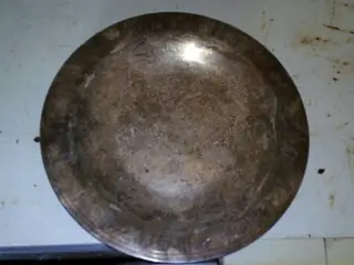 Fad plet sølv diamter 25cm