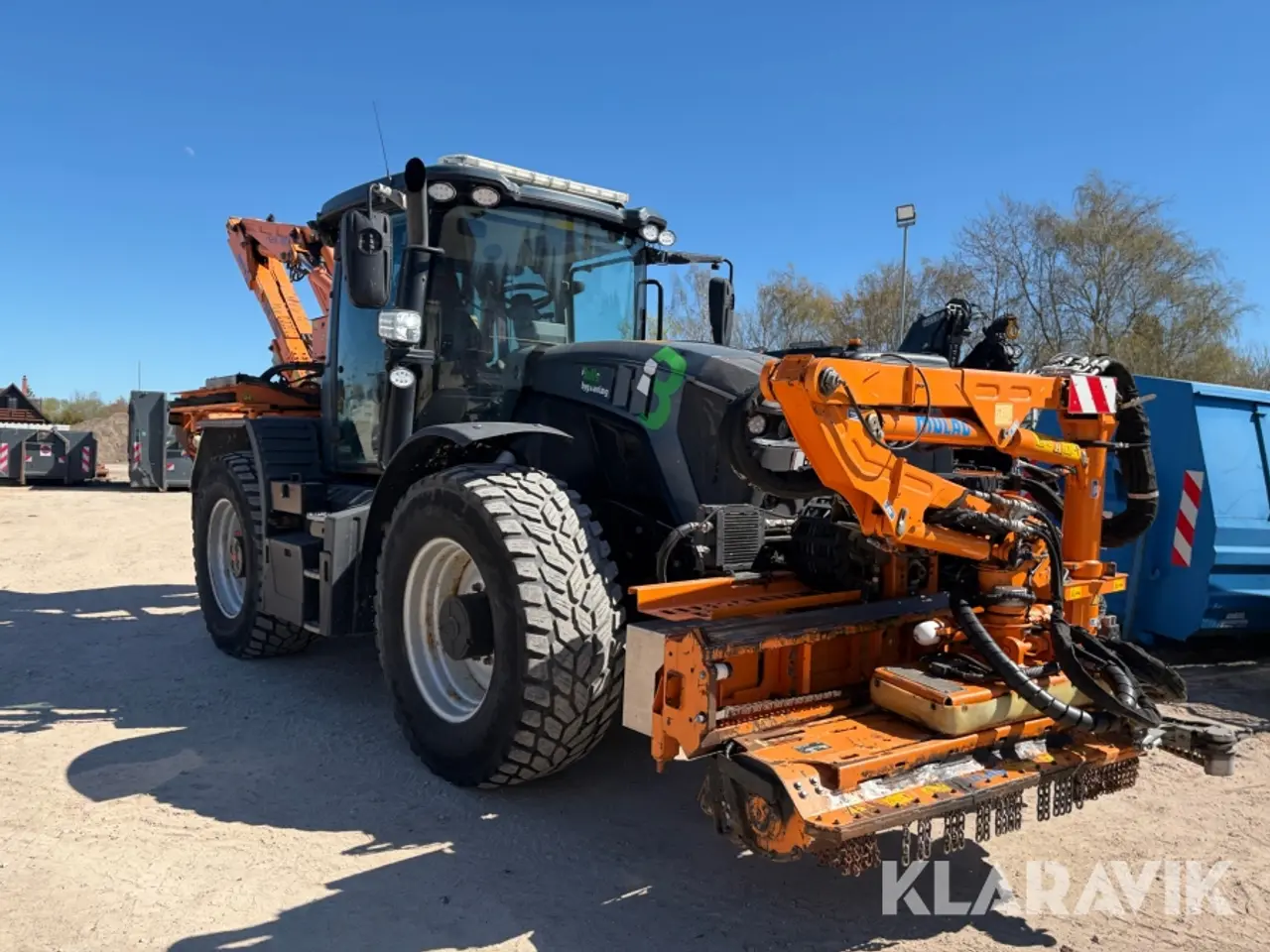 Billede 3 - Traktor JCB Fastrac med komplet MULAG klippeopsætning