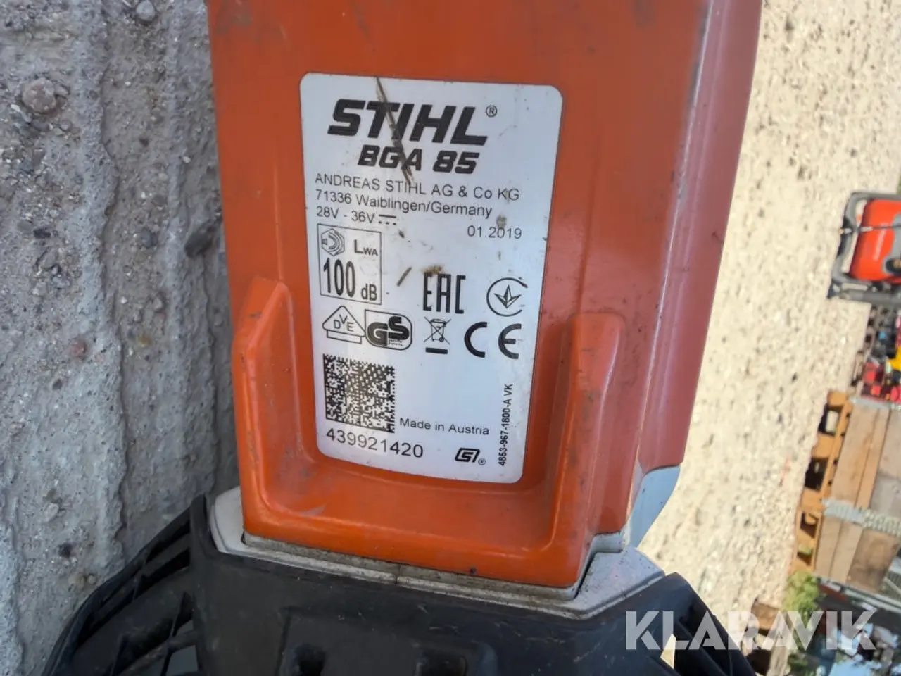 Billede 8 - Løvblæser Stihl BGA 85