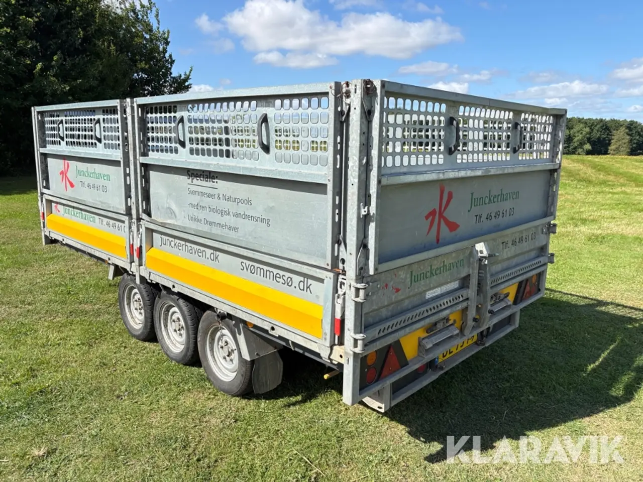 Billede 4 - Maskintrailer Brian James Trailers Cargo Tipper 3-akslet med tip
