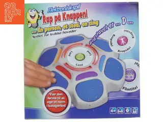 Elektronisk spil 'Rap på Knappen' (str. 27x27 cm)