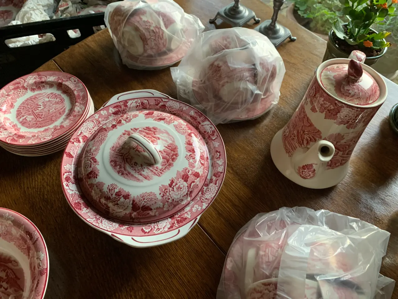Billede 13 - Rød Paris" Woods Ware Mocca kopper