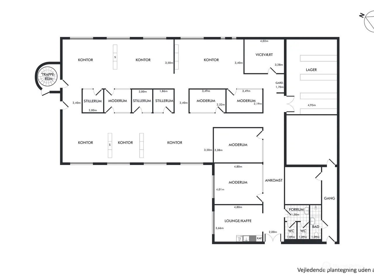 Billede 10 - 406 m² Kontor til leje på Bredskifte Allé 15