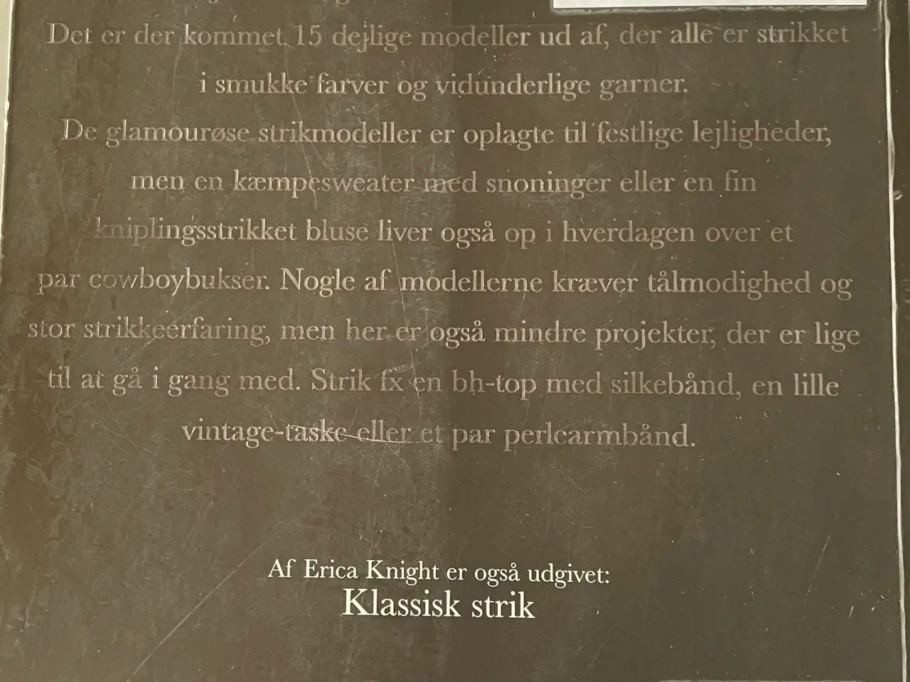 Billede 2 - Erika Knight Glamour strik