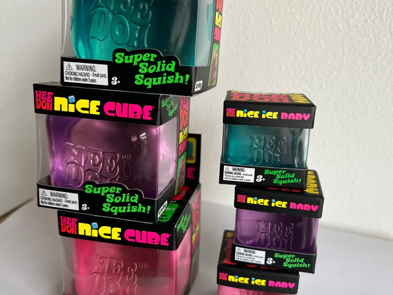 Billede 1 - 6 stk NeeDoh Nice Cube og Nice Ice baby