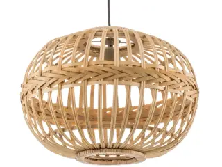 Oval bambus pendel lampe