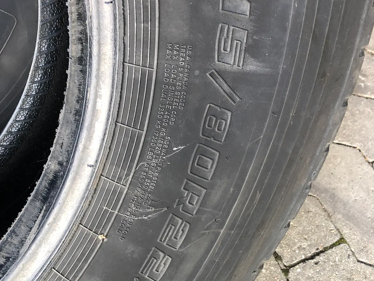 Billede 4 - Lastbildæk 315/80-22,5