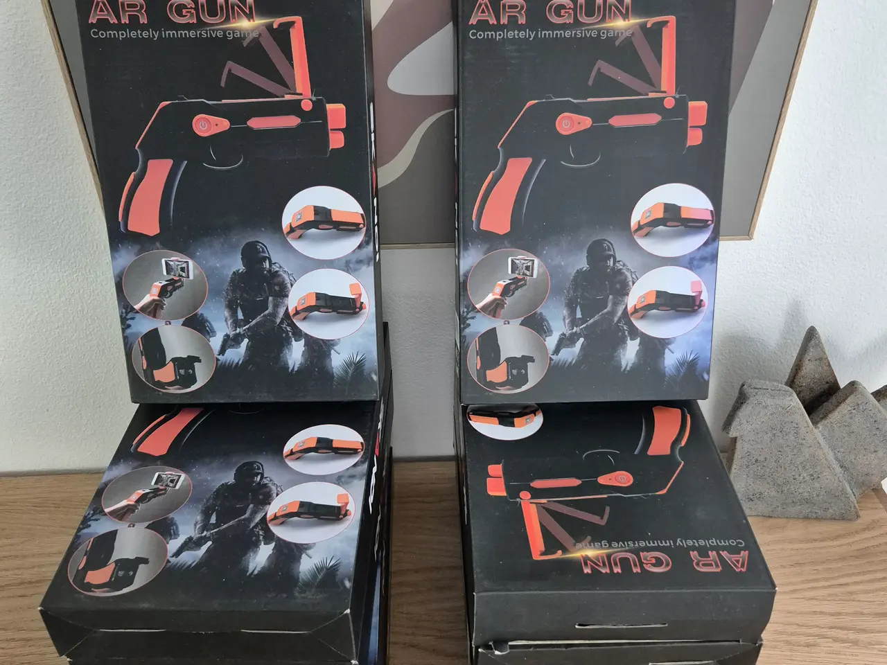 Billede 1 - 8 Stk NYE AR Gun Virtual Reality Spilpistoler