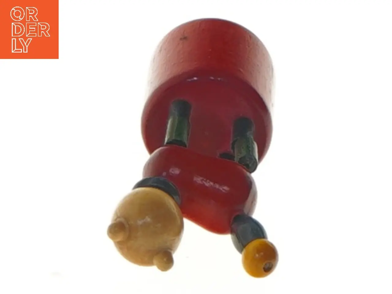 Billede 3 - Træfigur af en kat (str. Ø 3,5x8 cm)