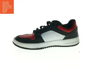 Champion sneakers i sort, hvid og rød (str. 42)