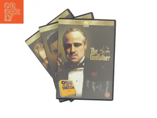 3 stk DVD Godfather, the med Marlon Brando (DVD)