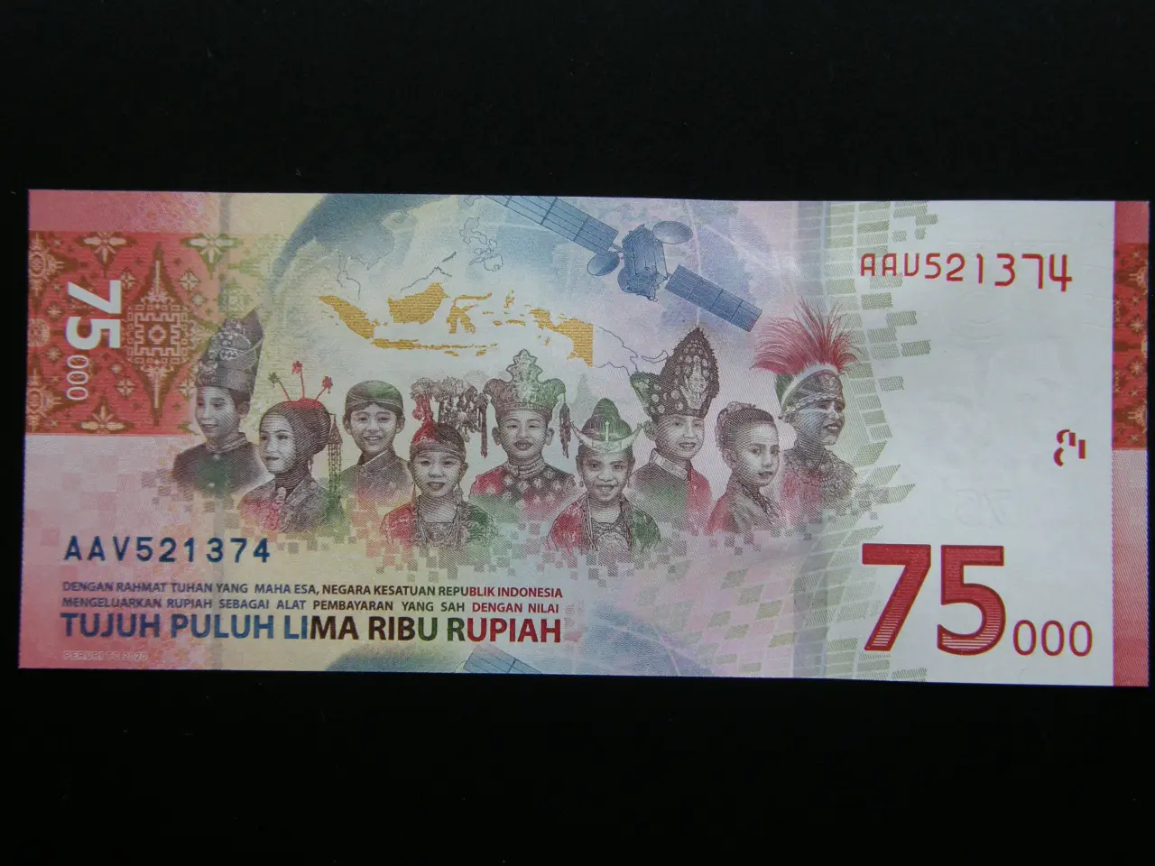 Billede 2 - Indonesien  75000 Rupiah  2020  Unc.