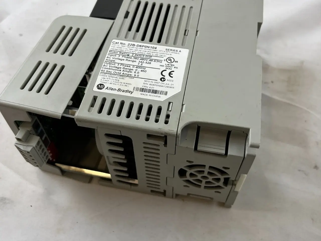 Billede 11 - Allen-Bradley 22B-D6P0N104 PowerFlex 40 AC Drive