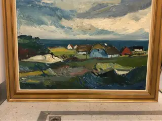 Maleri af Åge Strand