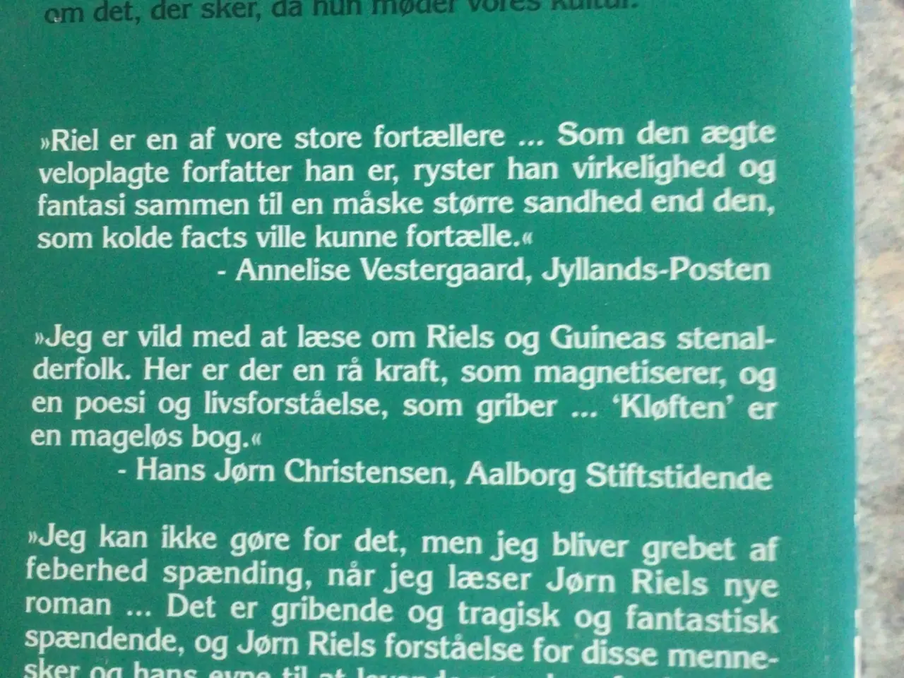 Billede 2 - Jørn Riel : Kløften 