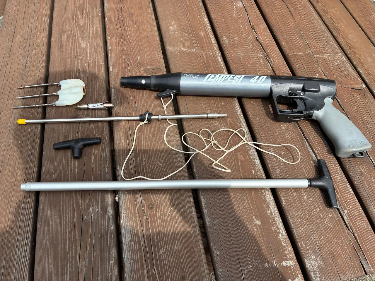 Billede 1 - Harpun 40cm trykluft