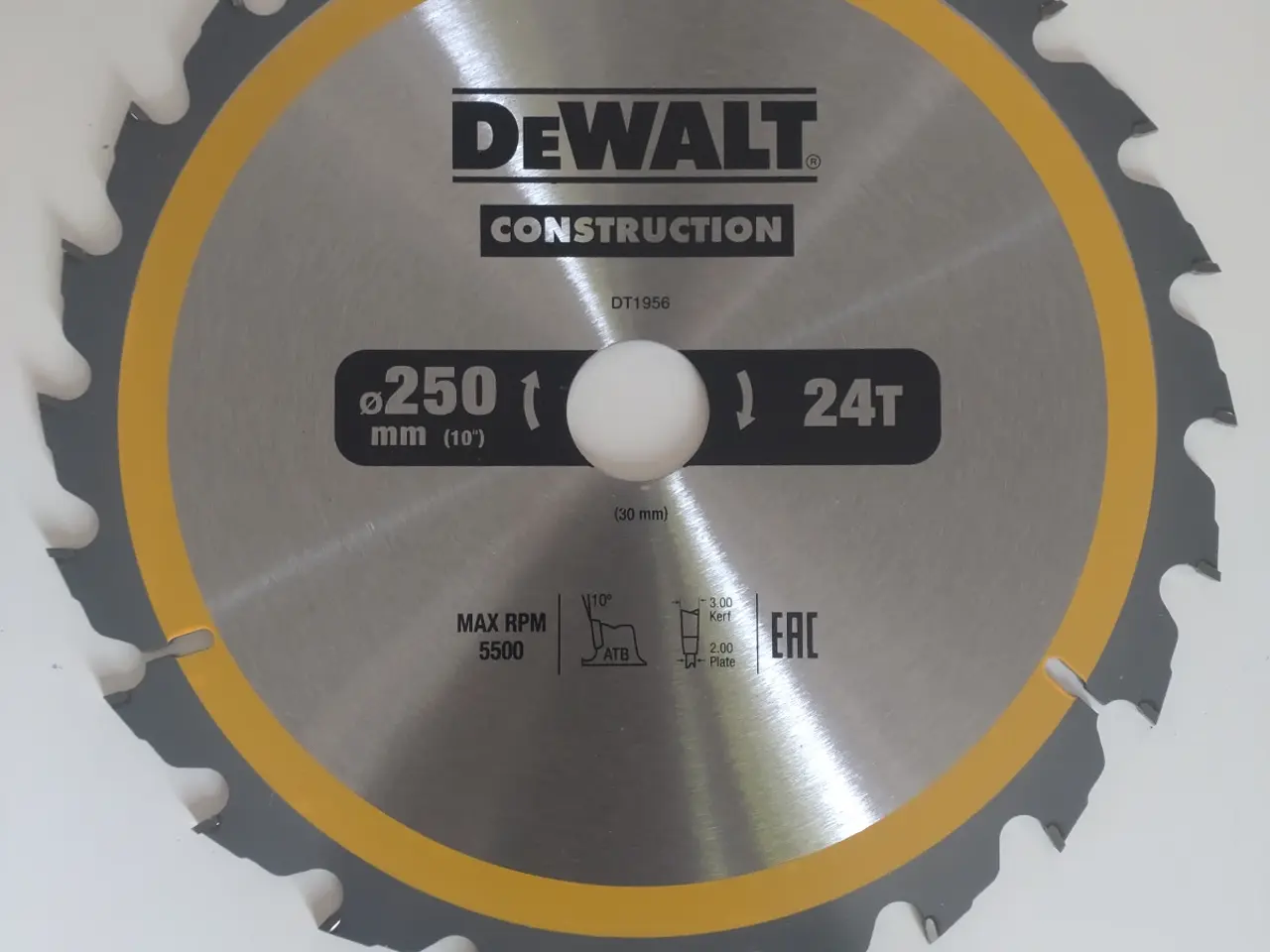 Billede 2 - Dewalt savklinge 250 x 30