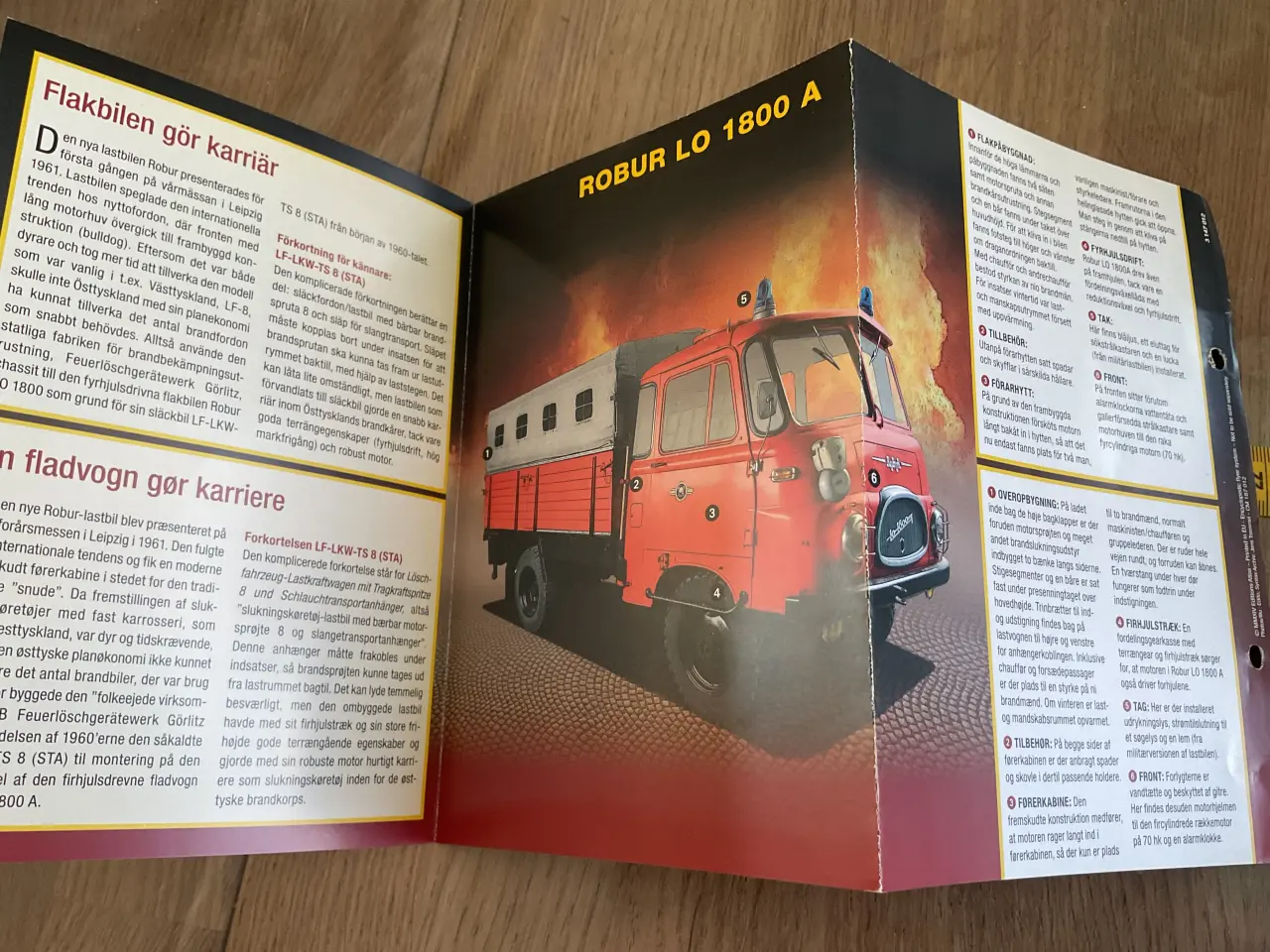 Billede 8 - Model brandbil Robur LO 1800 A