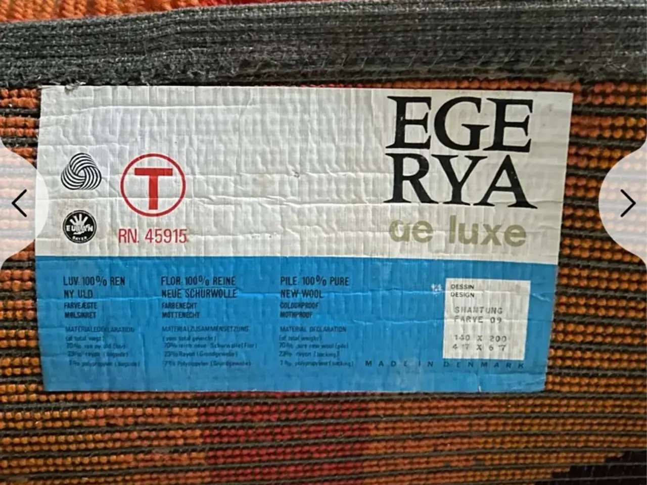 Billede 2 - Ege Rya de Lux