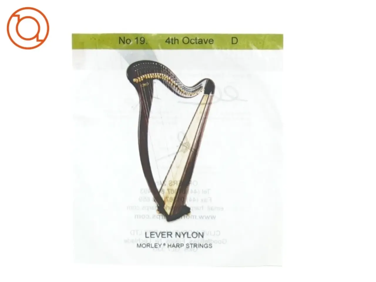 Billede 1 - Harpe streng fra Morley (str. 14 x 14 cm)