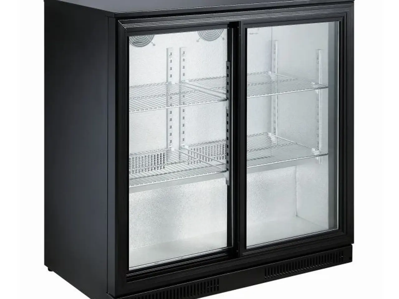 Billede 2 - Backbar / barkøleskab 198 liter – med 2 skydedøre