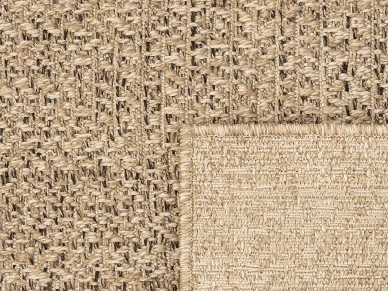 Billede 7 - Gulvtæppe ZIZUR 140x200 cm jute-look indendørs og udendørs