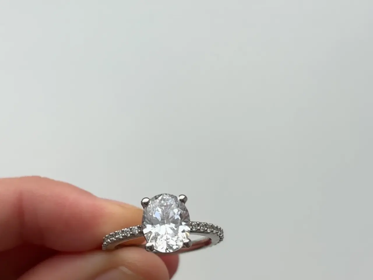 Billede 1 - Forlovelsesring sølv 