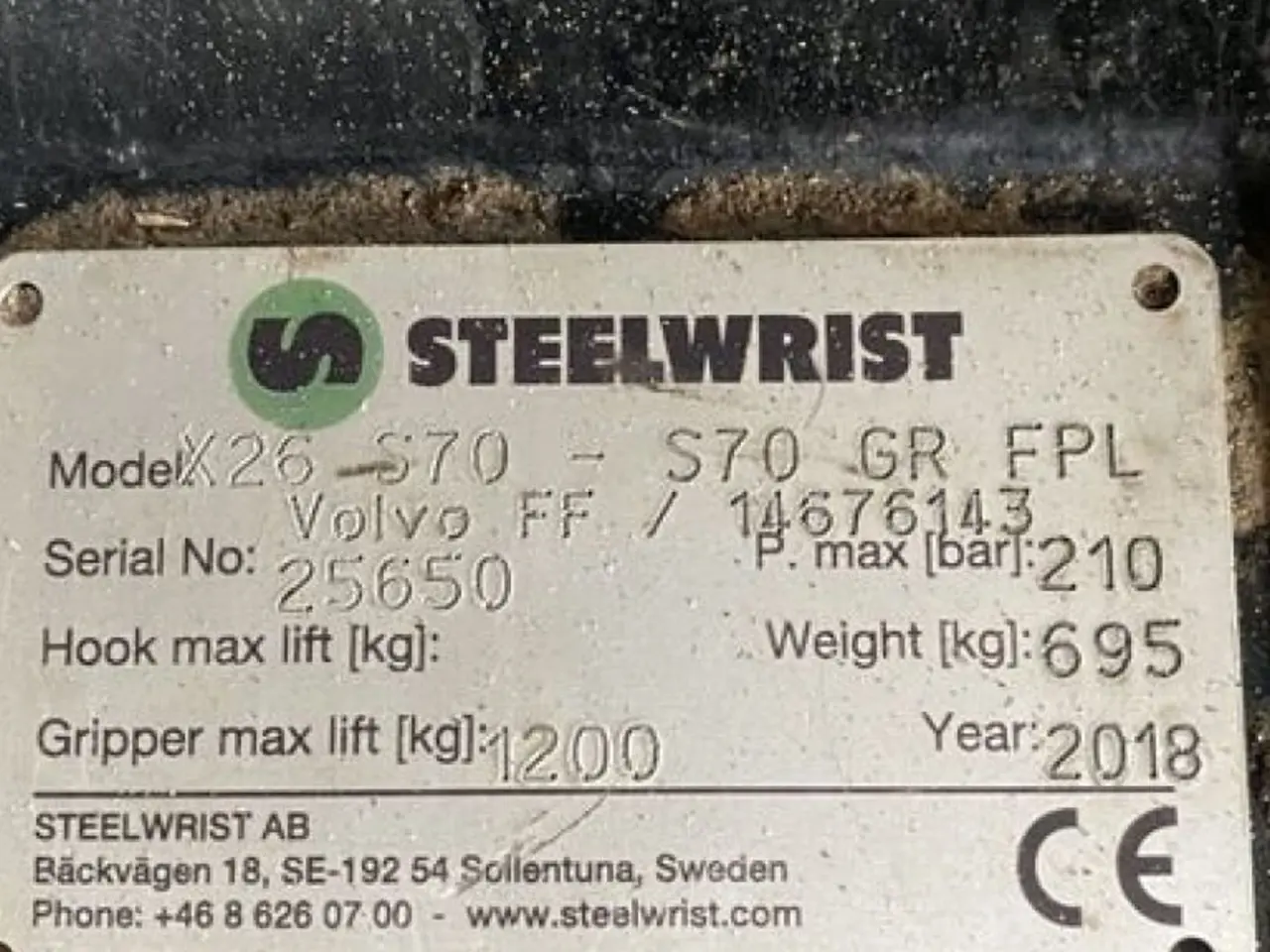 Billede 3 - Steelwrist X26 S70