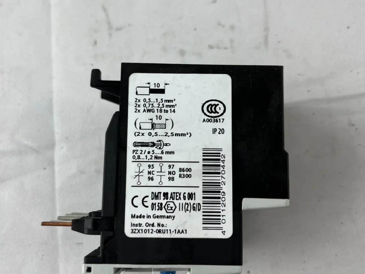 Billede 5 - Siemens SIRIUS 3RU1116-1JB0 Thermal Overload relæ
