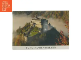Postkort med Burg Hohenwerfen (str. 17x12 cm)