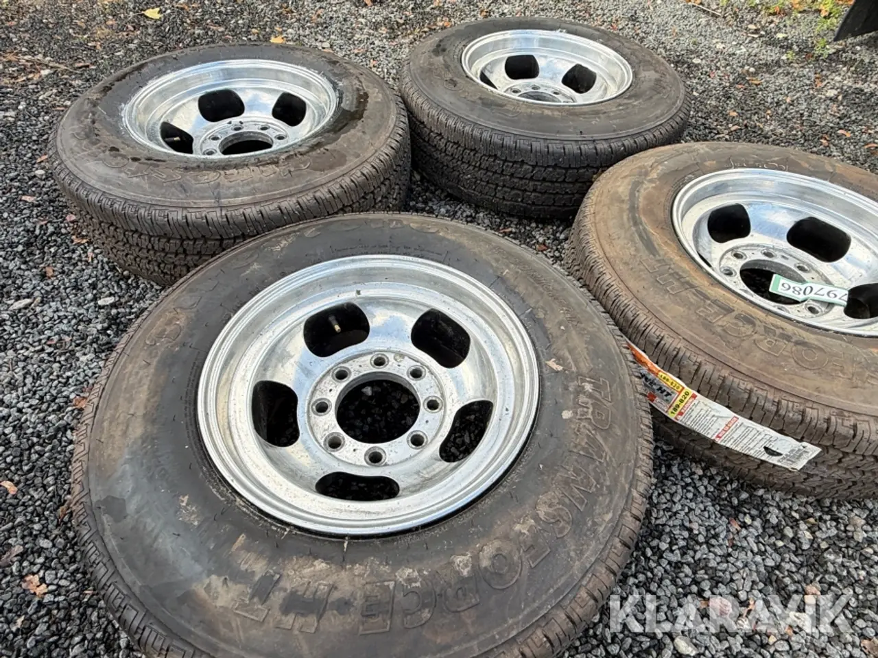 Billede 7 - Dæk og fælge Firestone Chevy Van 4 styk