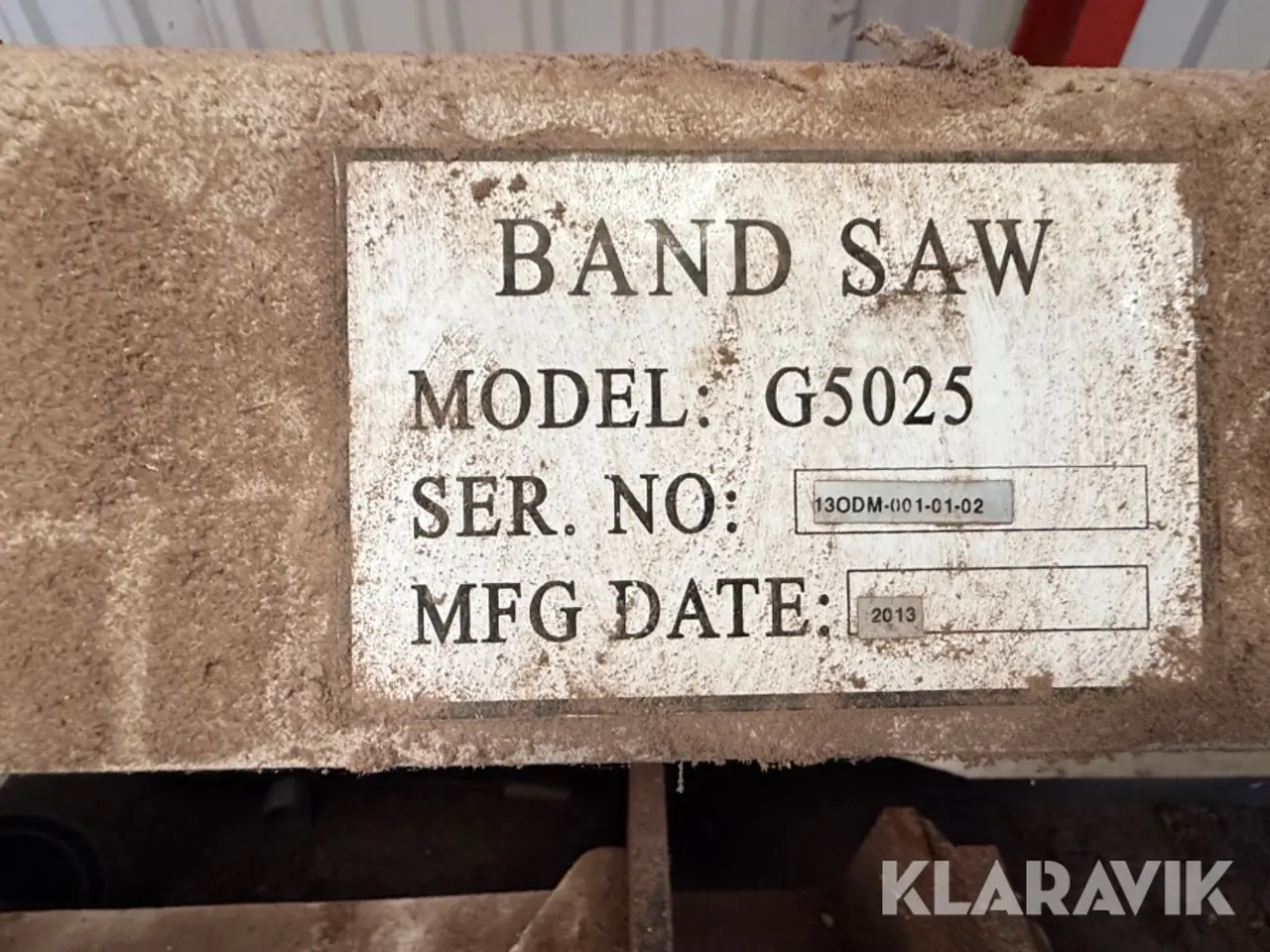 Billede 5 - Båndsav Madsen G5025