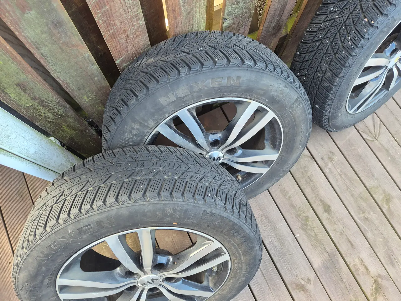Billede 3 - Kia 16" alufælge med vinterdæk