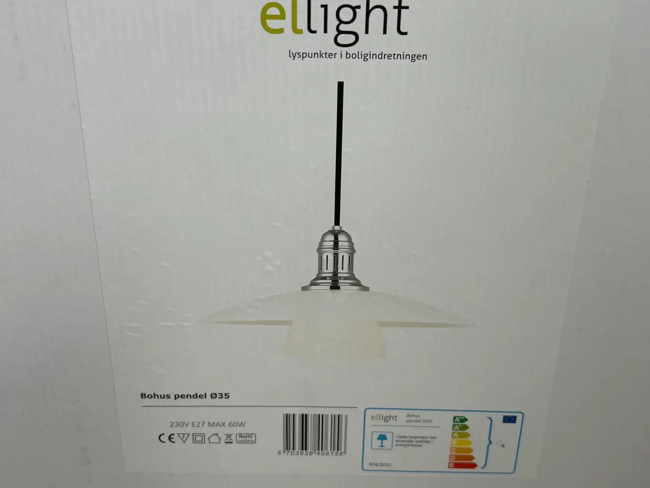 Billede 1 - Ellight Bohus pendel / loftlampe