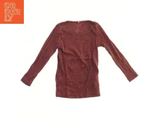 Langærmet bluse med blondekant fra Name It (str. 98)