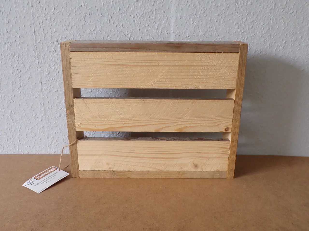 Billede 8 - Bakke i genbrugstræ med patina 36 x 29,3 cm