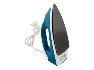 Strygejern til rejse - Esperanza SMOOTHER, tør, 1200 W, blå/hvid