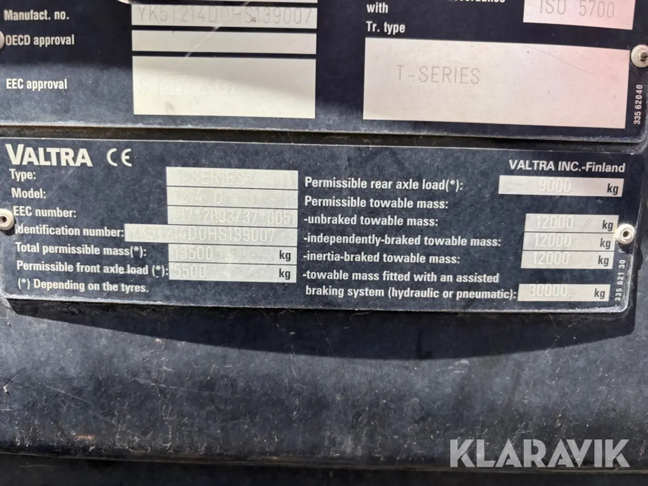 Billede 5 - Traktor Valtra T214 D