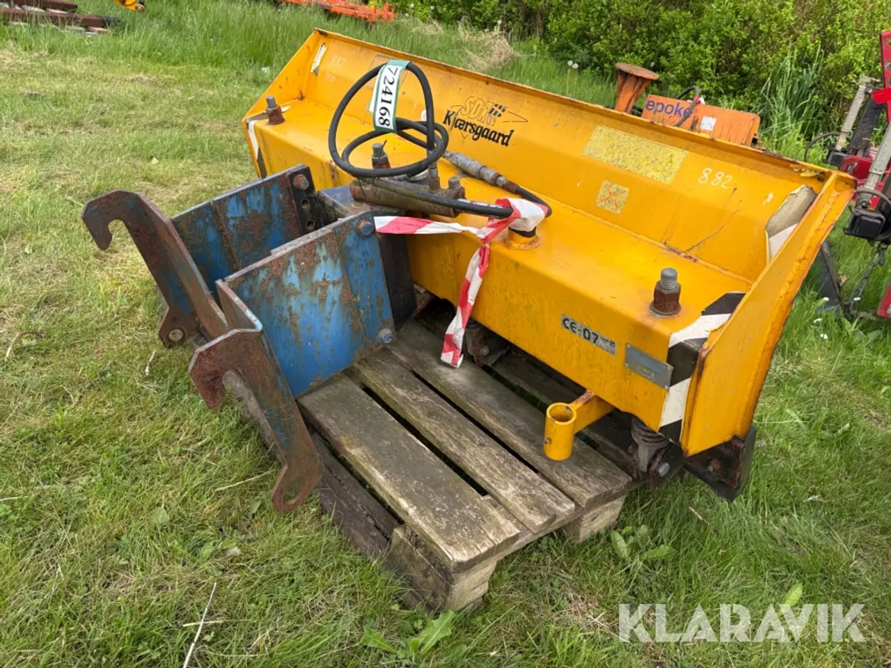 Billede 3 - Skrabeblad med hydraulisk sving SDK Kjærsgaard FS 1500 MK