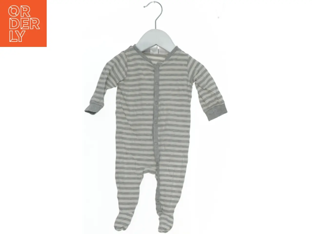 Billede 1 - Stribet sparkedragt til baby fra H&M (str. 62)