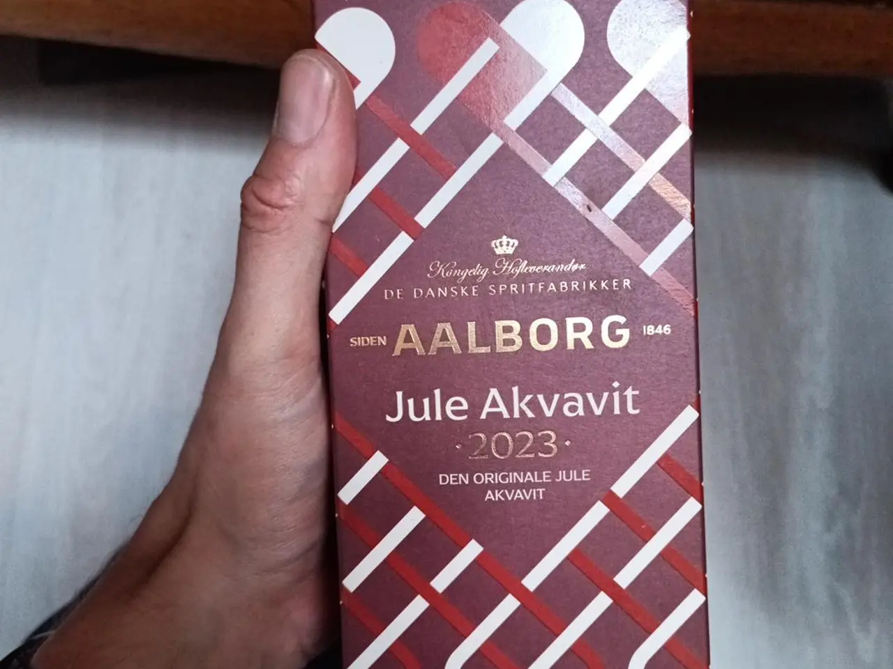 Billede 1 - Uåbnet ålborg juleakvavit fra 2023