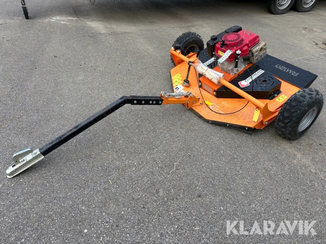 Billede 1 - Brakpudser / rotorklipper Chapman RM120 til kugletræk